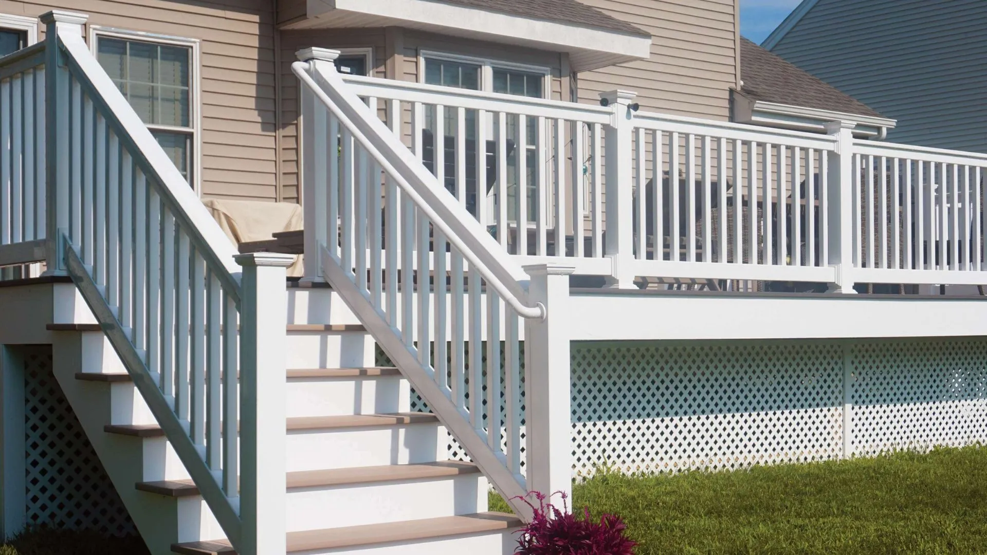 A railing fence